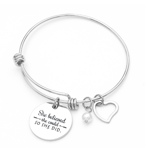 Personalized Titanium Steel Bracelet with Tag