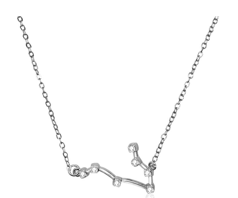 Zodiac Bracelet with Stylish Zircon Pendant