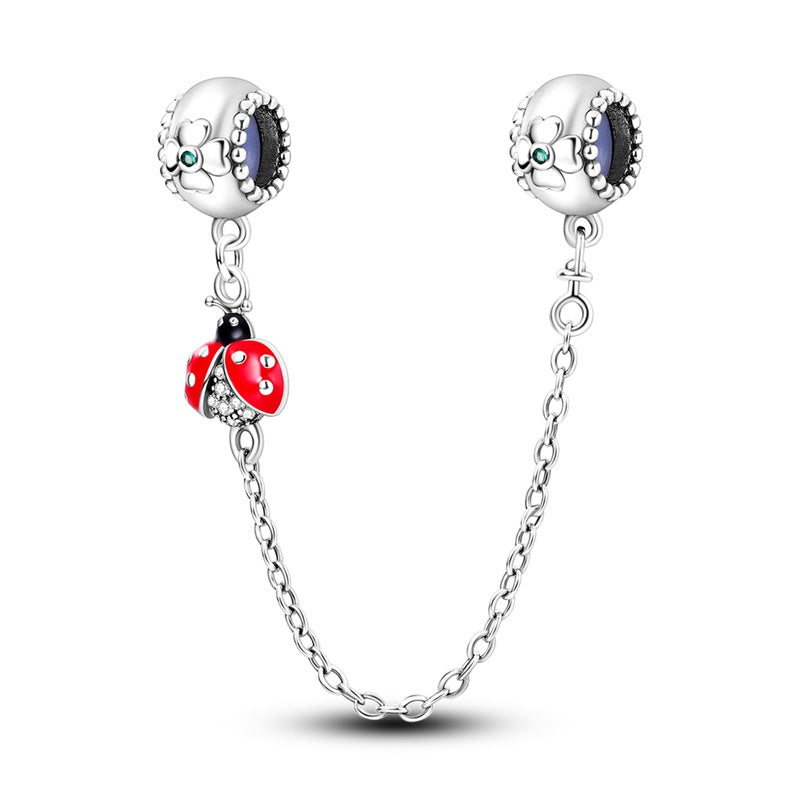 DIY Silver-Plated Bead Accessories with Animal Charms