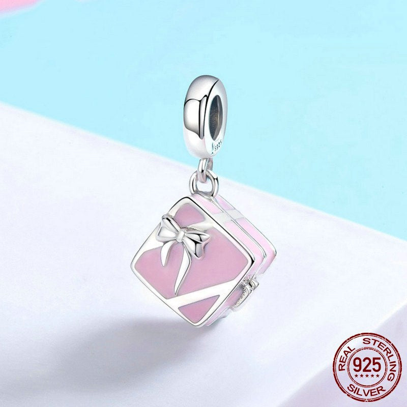 S925 Sterling Silver Pendant for DIY Women's Bracelets