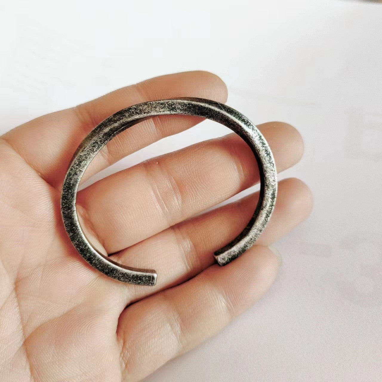 Men's Copper Silver-Plated Bracelet