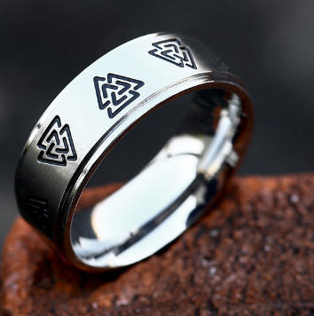 Korean Vintage Stainless Steel Ring