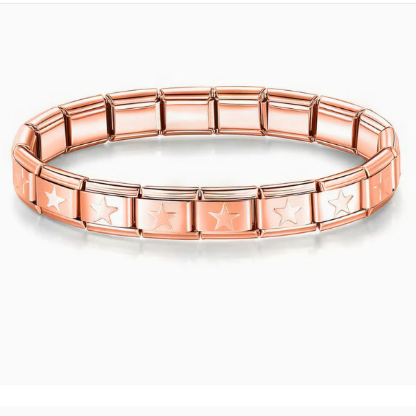 Personalized Electroplated Stainless Steel Bracelet