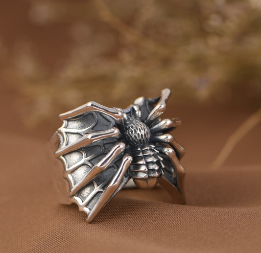 Vintage Spider Ring with Eight Claws