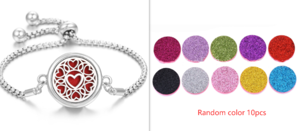 Stainless Steel Aromatherapy Adjustable Bracelet