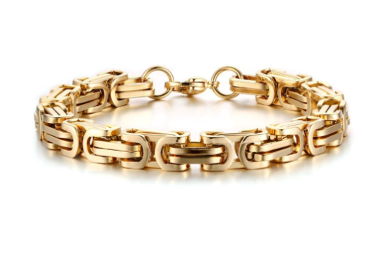 Men's Gold Side Bracelet