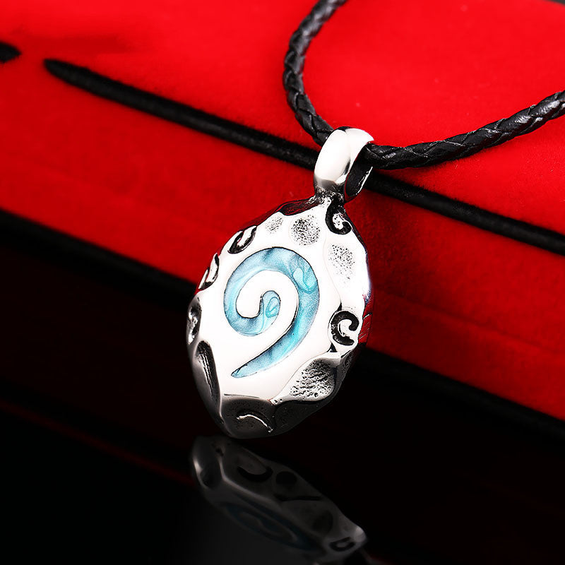 World of Warcraft Hearthstone Titanium Steel Pendant