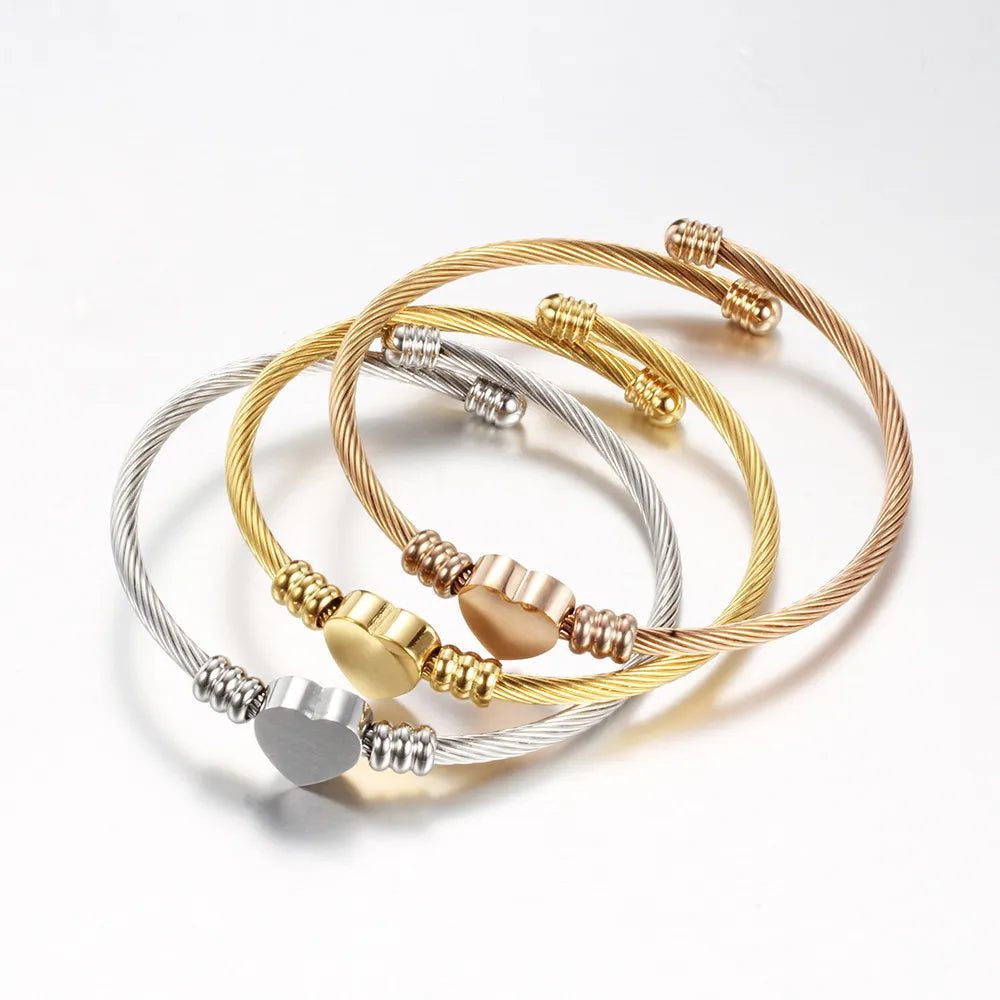 Steel Wire Twine Cable Bracelet