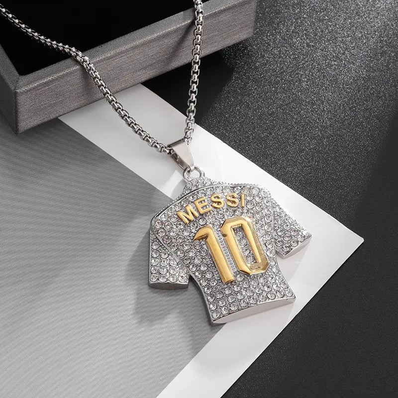 Titanium Jeresy Pendant Necklace