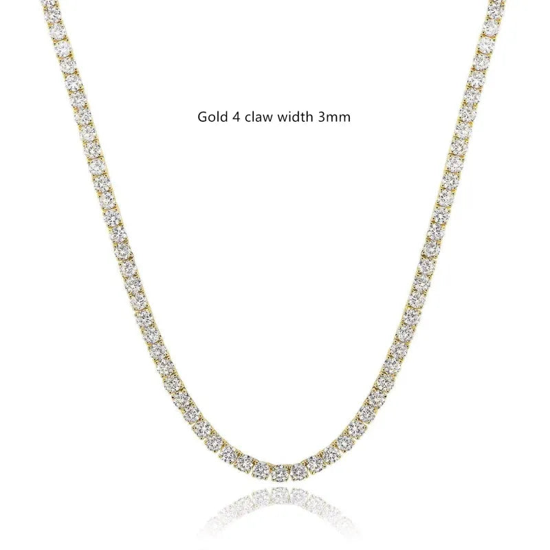 Gold Zircon Necklace