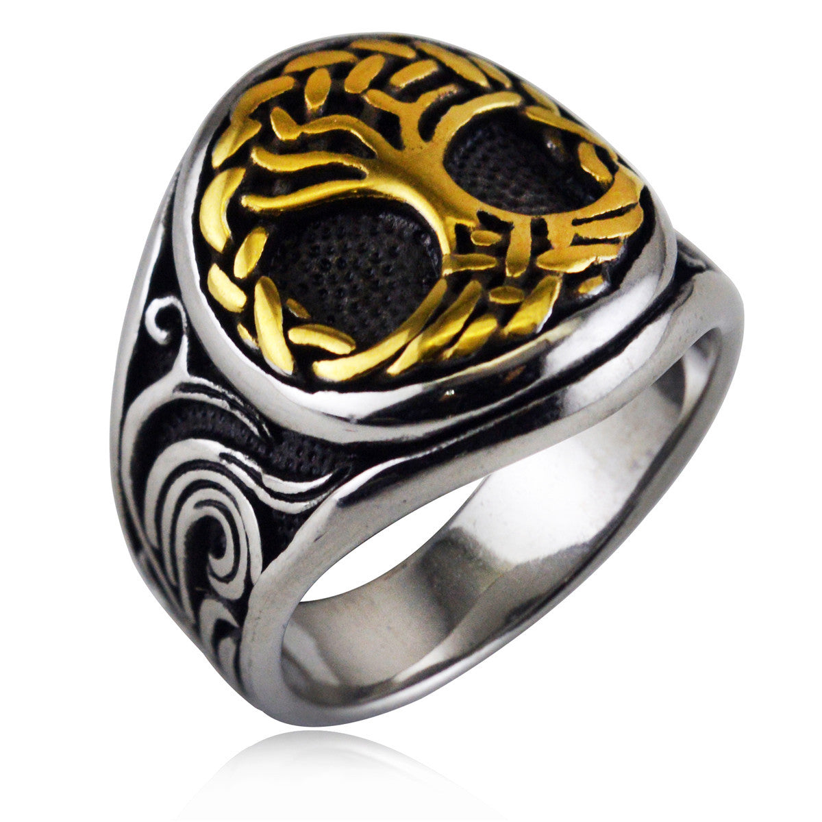 Vintage Titanium Steel Fashion Ring