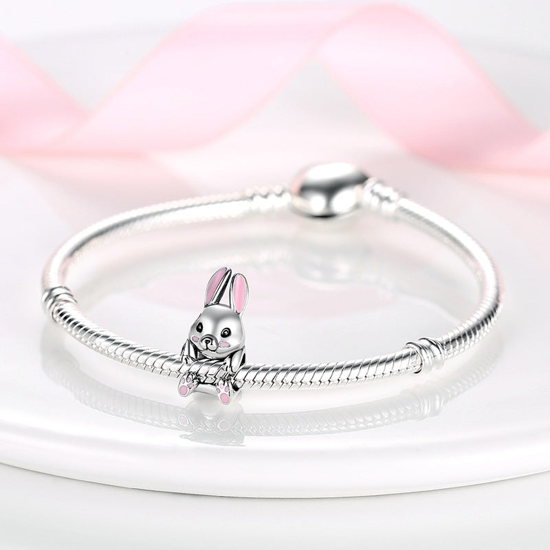 DIY Silver-Plated Bead Accessories with Animal Charms