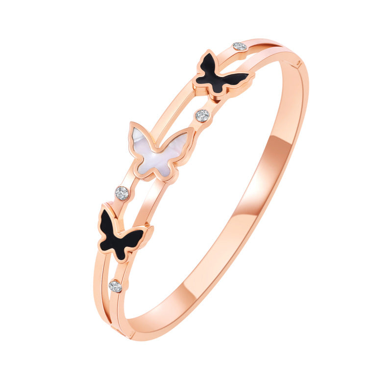 Non-Fading Titanium Steel Bracelet for Women