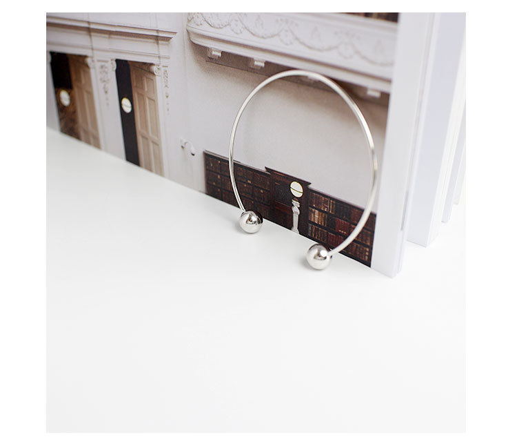 Silver Minimalist Smooth Bangle Jewelry