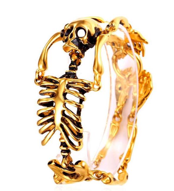 Skull Head Stainless Steel Bracelet