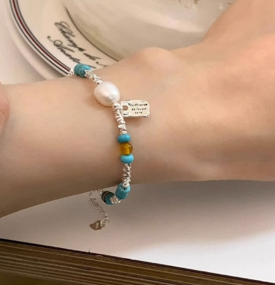 Unique Tribal Sterling Silver Bracelet