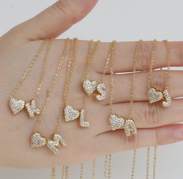 Zircon Heart Necklace