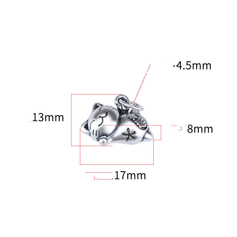 Charming Eskimo Doll Pendant in 925 Silver Jewelry