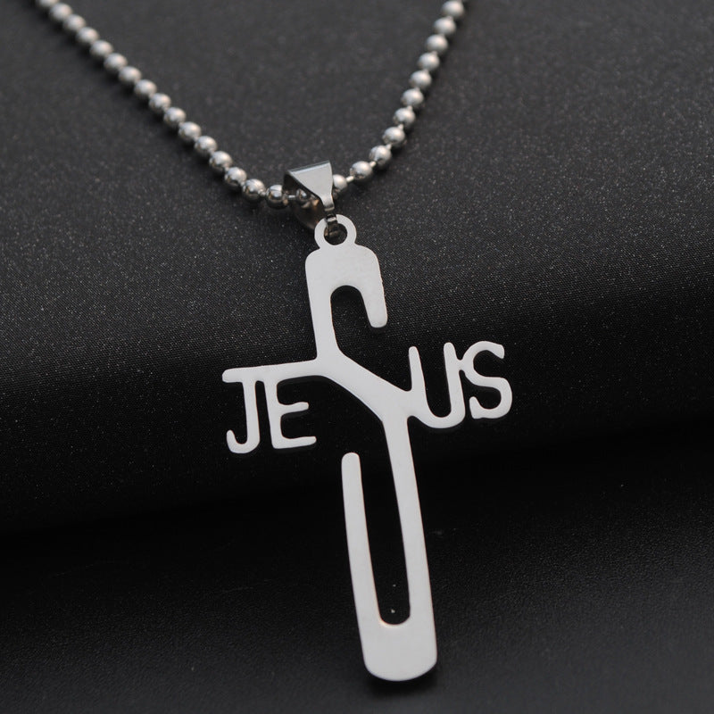 Titanium Steel Pendant Necklace for Men and Women