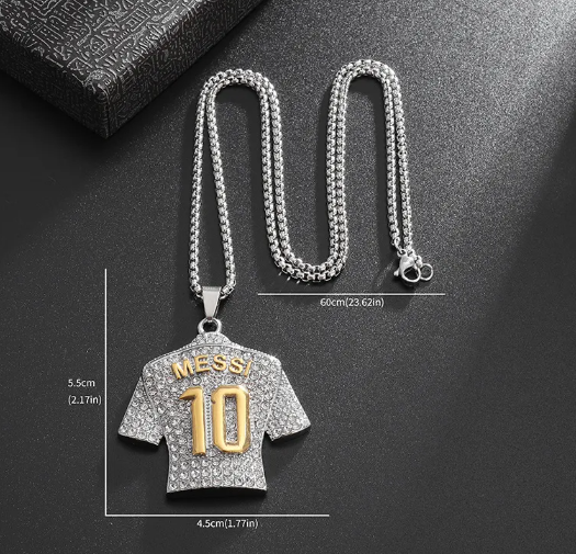 Gold Titanium Diamond Necklace