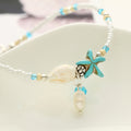 Fashionable Yoga Beach Bracelet with Shell and Star Charms