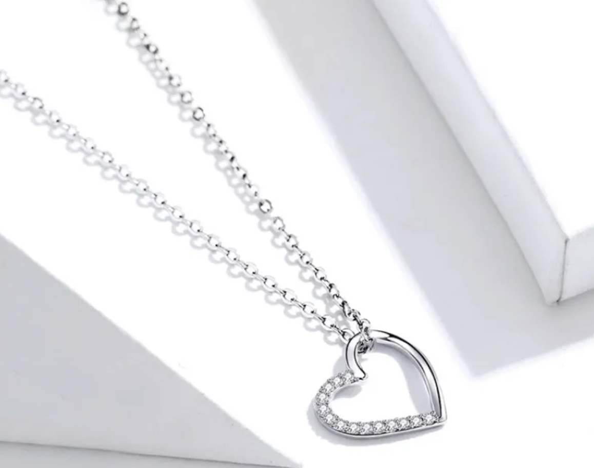 Sterling Silver Heart Necklace