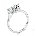 Platinum Plated Cute Animal Ring Bracelet