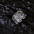 Vintage Silver Flower Ring