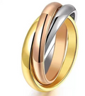 Titanium Steel Three-Ring