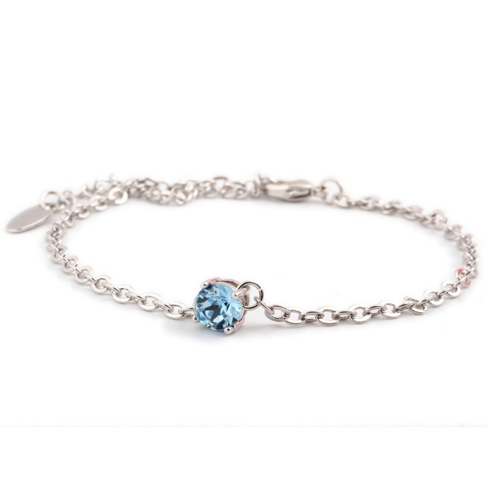 Austrian Crystal Platinum-Plated Bracelet for Women