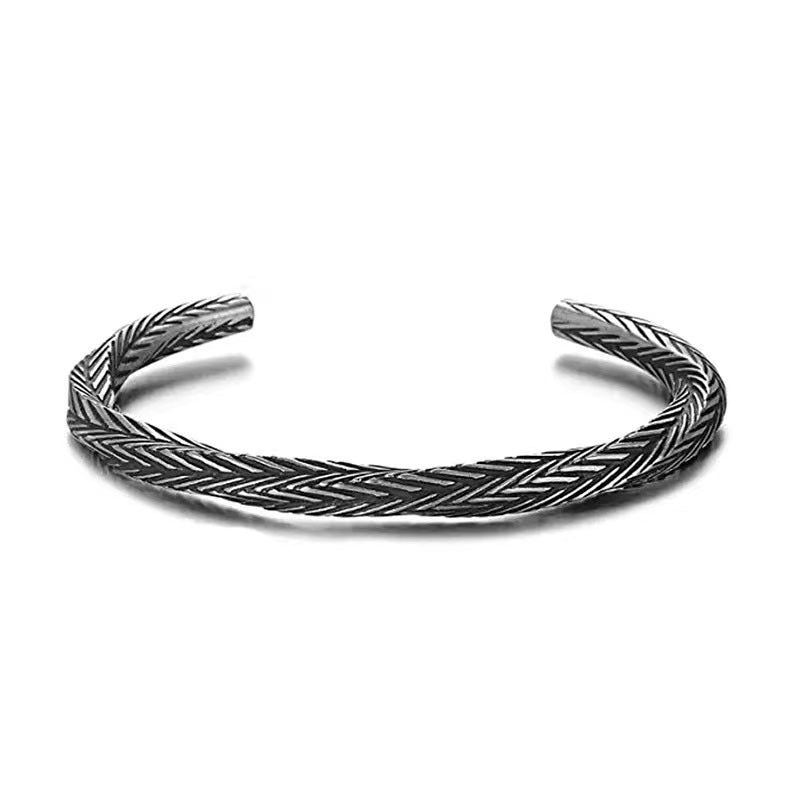 Men's Copper Silver-Plated Bracelet