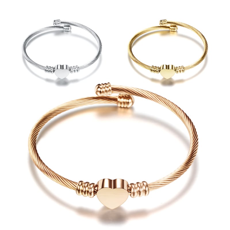 Steel Wire Twine Cable Bracelet