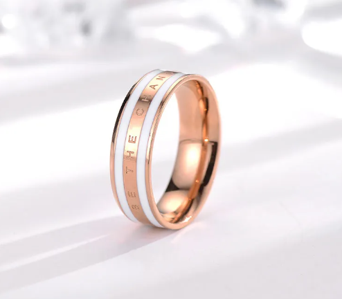 Rose Gold Stainless Ring