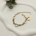 European Style Titanium Bracelet with Elephant Design
