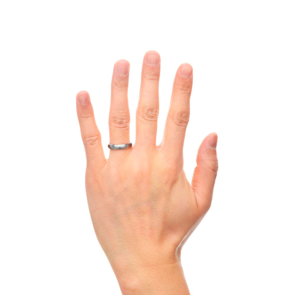 Unisex Tungsten Steel Engagement Ring Set