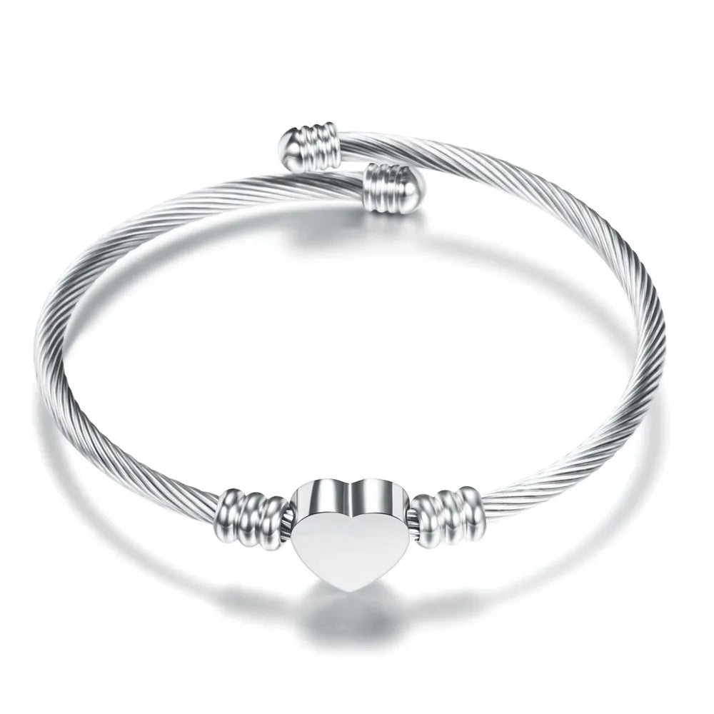 Steel Wire Twine Cable Bracelet