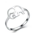Silver Elephant Ring