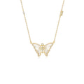 Luxury Vintage Butterfly Necklace & Earring Set