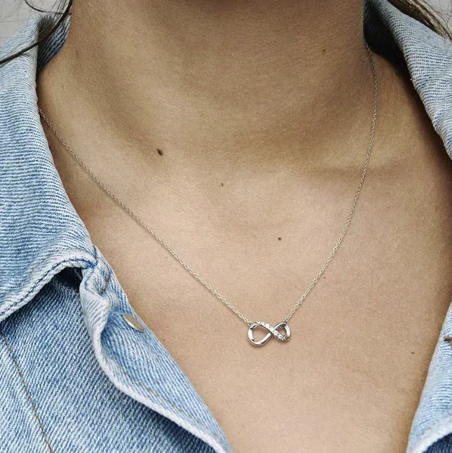 Silver Eternity Necklace