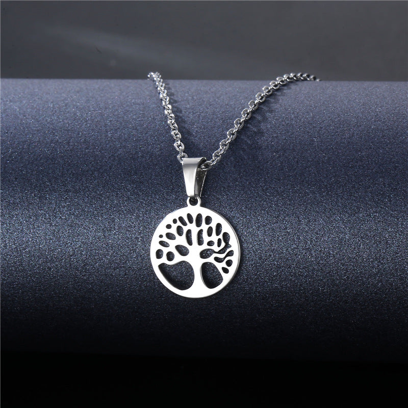 Geometric Stainless Steel Pendant for DIY Jewelry