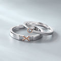 Couple Fashion Sterling Silver Ring