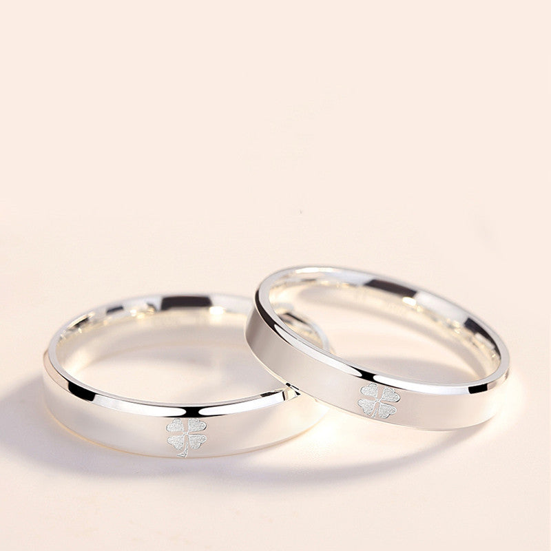 Adjustable Fine Silver and Platinum Plated Ring