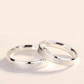 Adjustable Fine Silver and Platinum Plated Ring