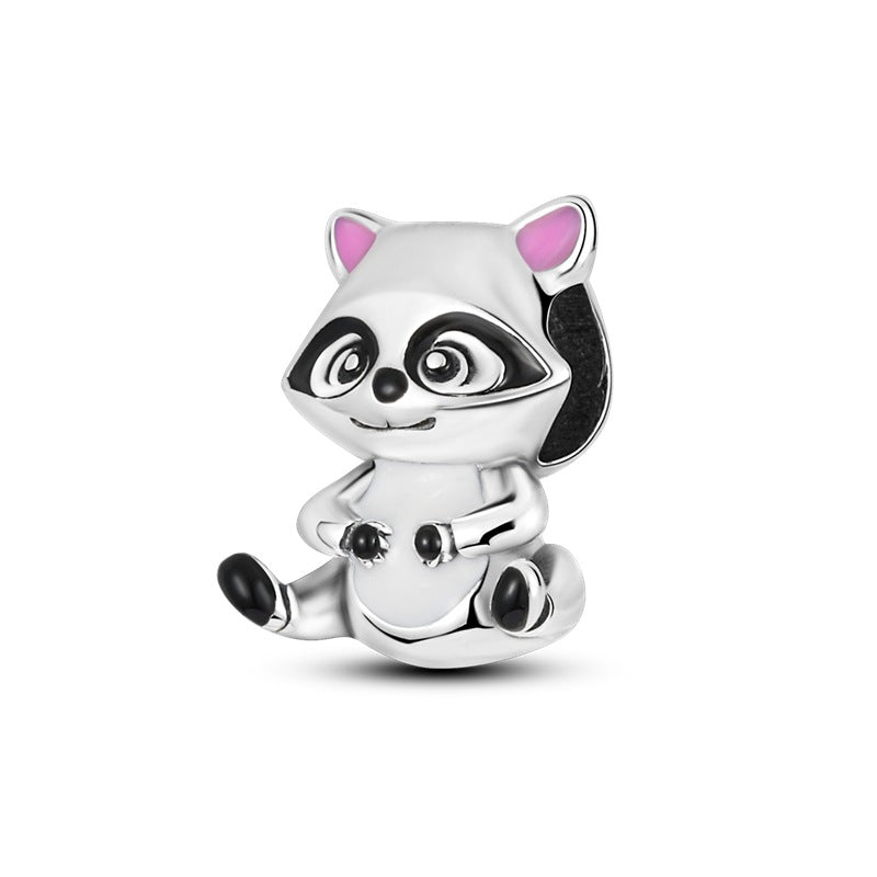 DIY Silver-Plated Bead Accessories with Animal Charms