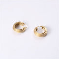 Exaggerated Big Earrings in Titanium Steel Design