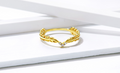 Olive Leaf Ring in Gold