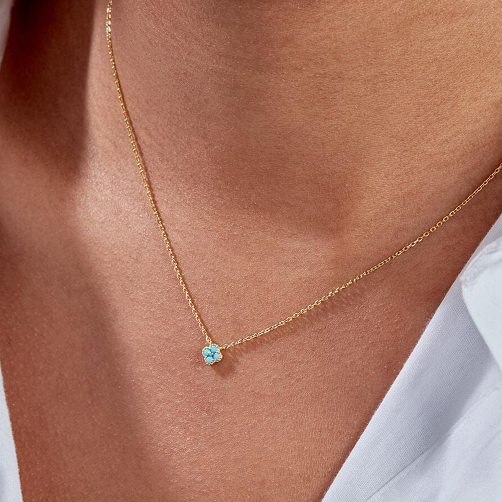 Turquoise Flower Jewelry for Women