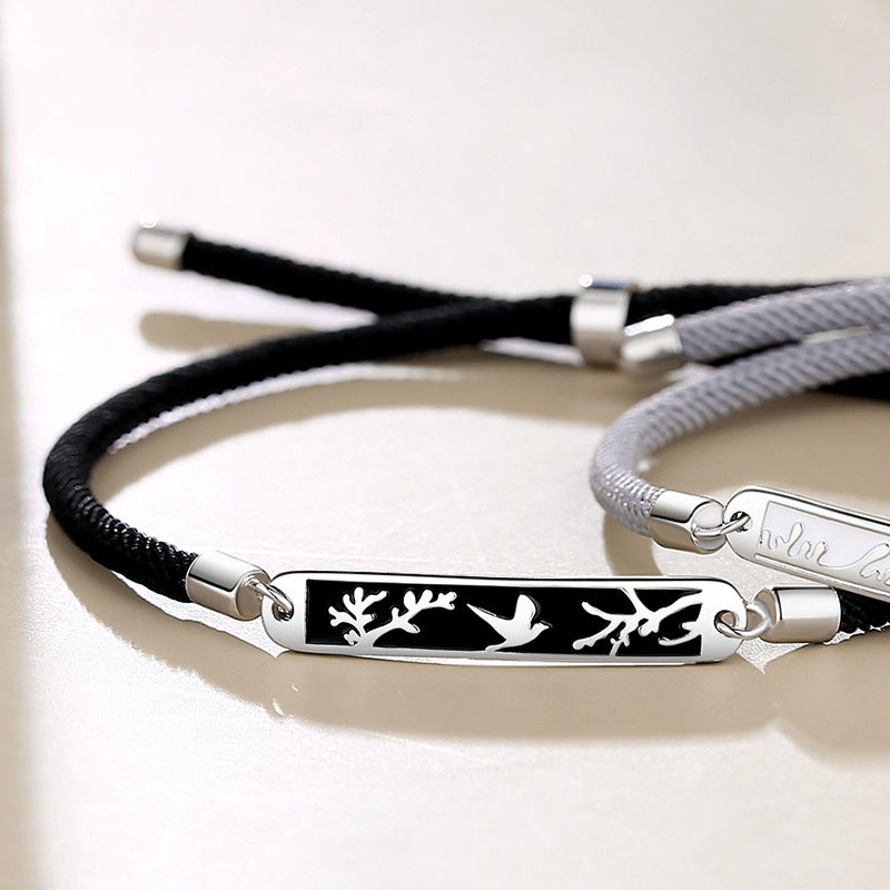 Sterling Silver Geometric Design Bracelet