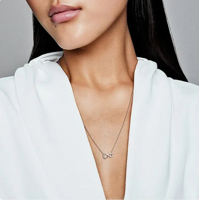 Silver Eternity Necklace