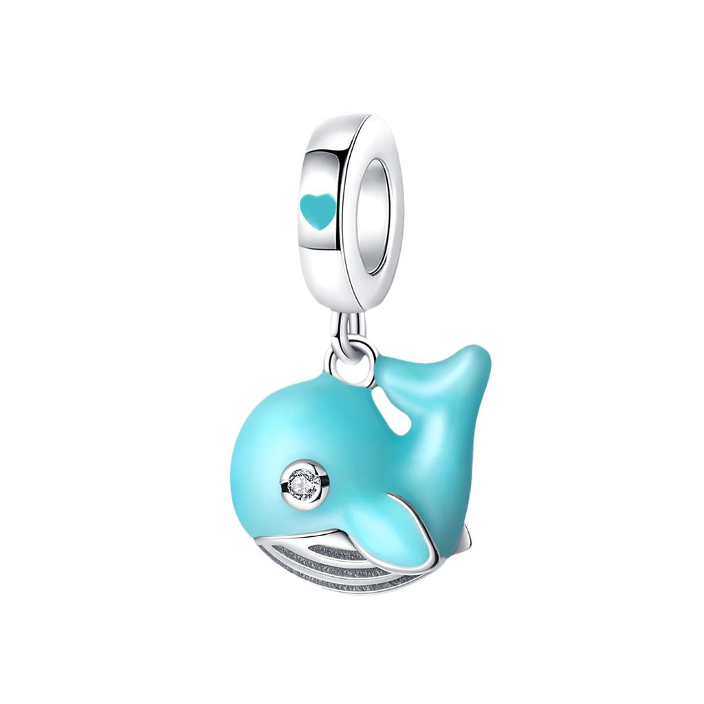 Silver-Plated DIY Ocean-Themed Shell and Crab Charms